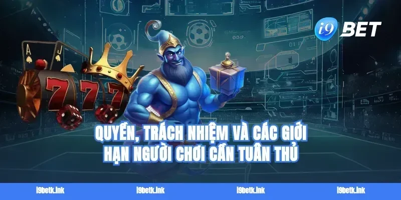 Quyền, trách nhiệm và các giới hạn người chơi cần tuân thủ